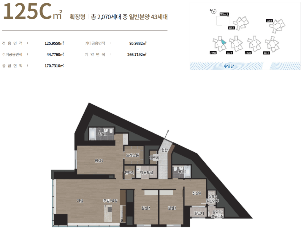 르엘 리버파크 센텀_세대안내8